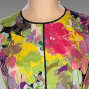 Calvin Klein Women's Abstract Floral Dress Size 10